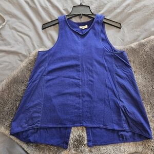 💲⬇️ Madewell S loose fit open back Top 100% cotton tank Top, fits M Medium